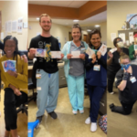 Homeless artists in Nashville make thank you cards for healthcare heroes